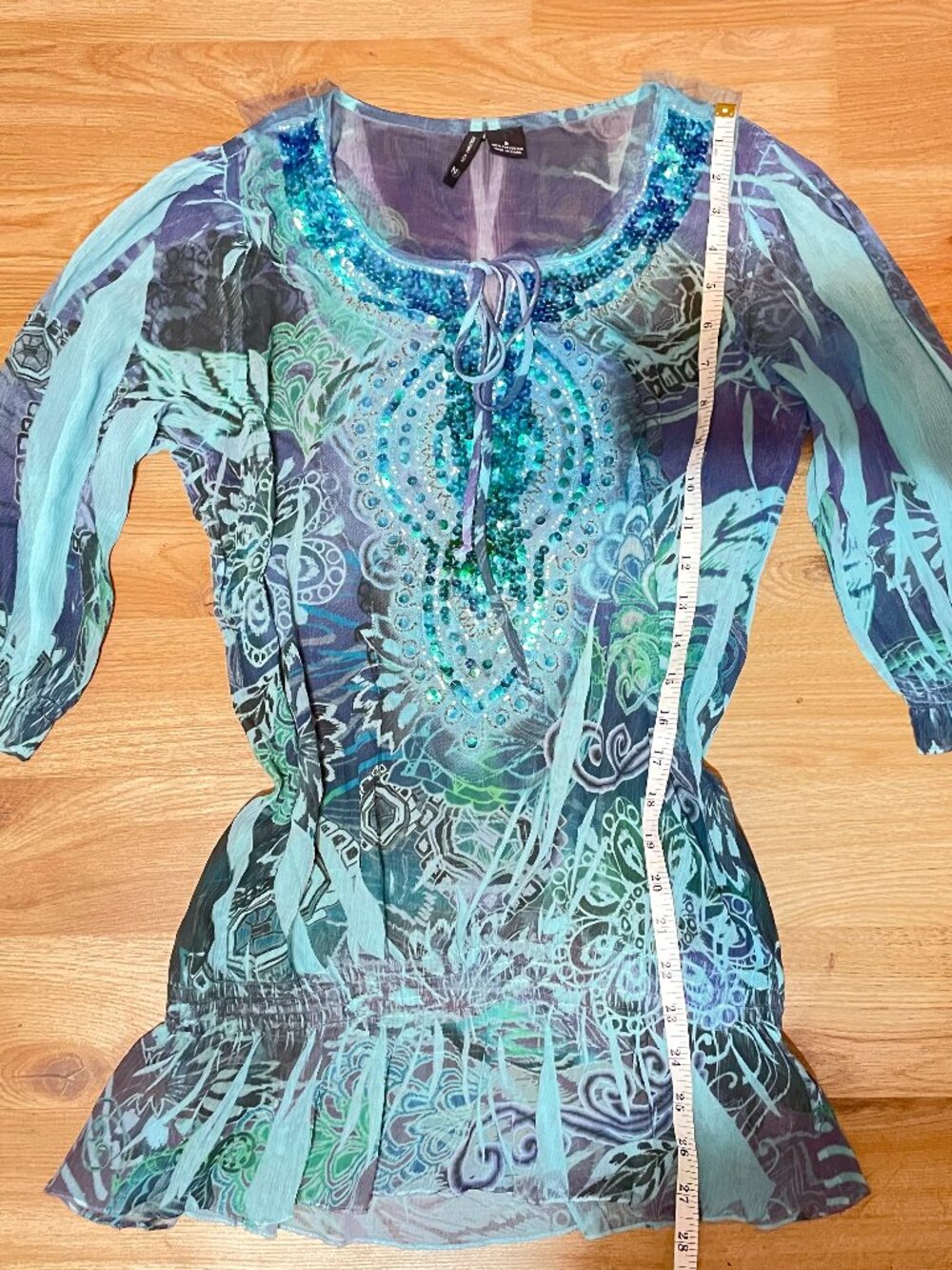 sequined blouse